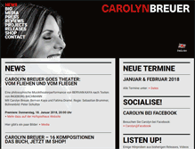 Tablet Screenshot of carolynbreuer.com